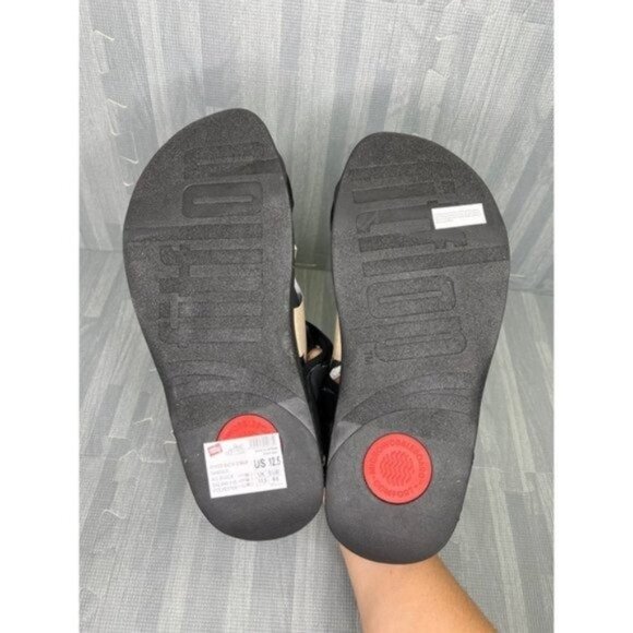 FitFlop Ryker Sandals Black Men's 12.5 - Picture 5 of 7